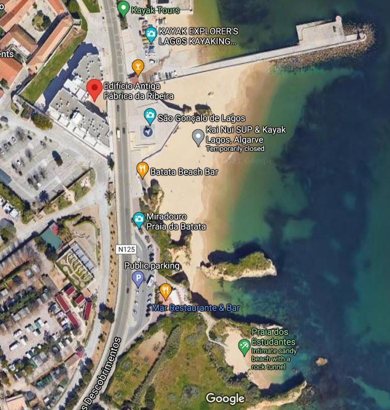 Potato Beach Apartment At Beach Front & Sea View Lagos Luaran gambar